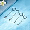 Iron Ends with Twist Chains CH-R001-N-5cm-5
