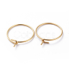 316 Surgical Stainless Steel Hoop Earrings Findings STAS-K146-039-30mm-G01-2