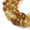 Natural Striped Agate/Banded Agate Beads Strands G-Z060-A01-C09-4