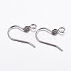 Tarnish Resistant 304 Stainless Steel Earring Hooks STAS-K146-034-15x15mm-1