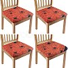 Hallowmas Polyester Chair Cover AJEW-WH20005-15B-1