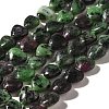 Natural Ruby in Zoisite Beads Strands G-R190-10mm-60-2