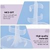 Plastic Doll Stands ODIS-WH0038-98B-4