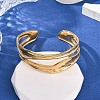 304 Stainless Steel Cuff Bangles for Women BJEW-G749-17G-3