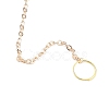 Glass Teardrop Big Pendant Decorations HJEW-M005-05B-G-5