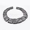 Natural Larvikite Graduated Bead Strands G-P296-F01-1