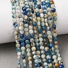Natural Blue Azurite Beads Strands GG-CBA9631-D15-01-1
