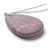 Natural Dendritic Jasper Pendants G-L563-001-2