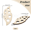 Unfinished Wood Pendants WOOD-WH0026-37B-01-2