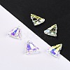 Glass Rhinestone Pendants RGLA-O002-A01-001AB-1