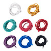 16m 8 Colors Braided Leather Cord WL-TA0001-10-3
