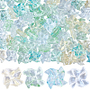 80Pcs 4 Colors Handmade Lampwork Beads LAMP-SC0001-77-1