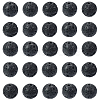 2 Strands Natural Lava Rock Beads Strands G-SP0001-28-1