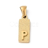 304 Stainless Steel Pendants STAS-Z120-03P-G-1