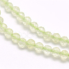 Natural Prehnite Beads Strands G-F509-30-3mm-3
