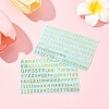 3PCS Brass Self-Adhesive Picture Stickers DIY-SF0008-10-8