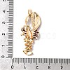 Brass Enamel Pendants KK-A277-03G-02-3