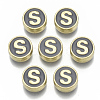 Alloy Enamel Beads ENAM-S122-028S-NR-1