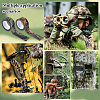 Cotton Camouflage Ribbons OCOR-WH0078-499-5