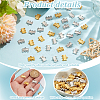 120Pcs 2 Colors Alloy Chandelier Components Links FIND-GO0003-32A-5