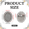 20Pcs Vintage Alloy Brooch Cabochon Bezel Settings FIND-ME0002-16-2