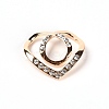 Heart Alloy Buckles JEWB-WH0014-18KCG-1