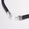 Nylon Twisted Cord Bracelet Making MAK-F019-04P-2
