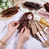 8Pcs 8 Styles High Temperature Fiber Short Bangs Hairstyle Doll Wig Hair DIY-GL0005-62-5