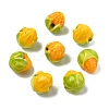 30Pcs 2 Colors Famille Rose Porcelain Beads PORC-CJ0001-16-8