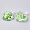 Luminous Handmade Lampwork Pendants LAMP-S189-04-B-4