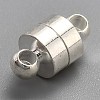 Brass Magnetic Clasps with Loops KK-O134-14S-3