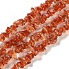 Spray Painted Transparent Glass Beads Strands GLAA-P060-01B-03-1