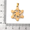 304 Stainless Steel Pendants STAS-L280-01G-01-3