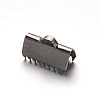 Tarnish Resistant 304 Stainless Steel Ribbon Crimp Ends STAS-G130-11D-2