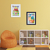 2 Sets 2 Colors Rectangle Wood Photo Frames with Hanging Hook DIY-GA0005-70-6