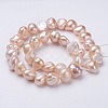 Natural Cultured Freshwater Pearl Beads Strands PEAR-P002-37-2