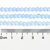 Baking Paint Transparent Glass Beads Strands DGLA-F029-J4mm-02-5