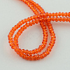 Transparent Glass Beads Strands GLAA-R135-2mm-21-2