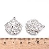 304 Stainless Steel Shell Shaped Pendants STAS-T067-28P-3
