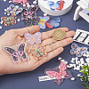 DIY Butterfly Earring Making Kit DIY-TA0005-24-6