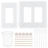 Rectangle Socket Panel Silicone Mould DIY-OC0003-66-2