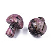 Natural Rhodonite GuaSha Stone G-N0325-02O-3