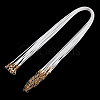 Waxed Cotton Cord Necklace Making MAK-YWC0001-01KC-02-1