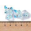 Luminous Handmade Lampwork Beads Strands LAMP-Z007-03G-5