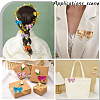 32Pcs 16 Colors Sequin Leather Bowknots DIY-GF0009-91-5