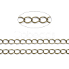 Brass Twisted Chains X-CHC-Q001-5x4mm-AB-1