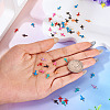 50Pcs 304 Stainless Steel Enamel Charms STAS-TA0003-32B-6
