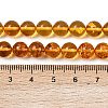 Natural Amber Beads Strands G-L095-B01-8mm-02-3