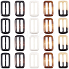 20Pcs Resin Tri-Glide Adjuster Buckles FIND-GF0008-12A-6