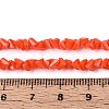 Opaque Glass Beads Strands GLAA-N019-4mm-14-2
